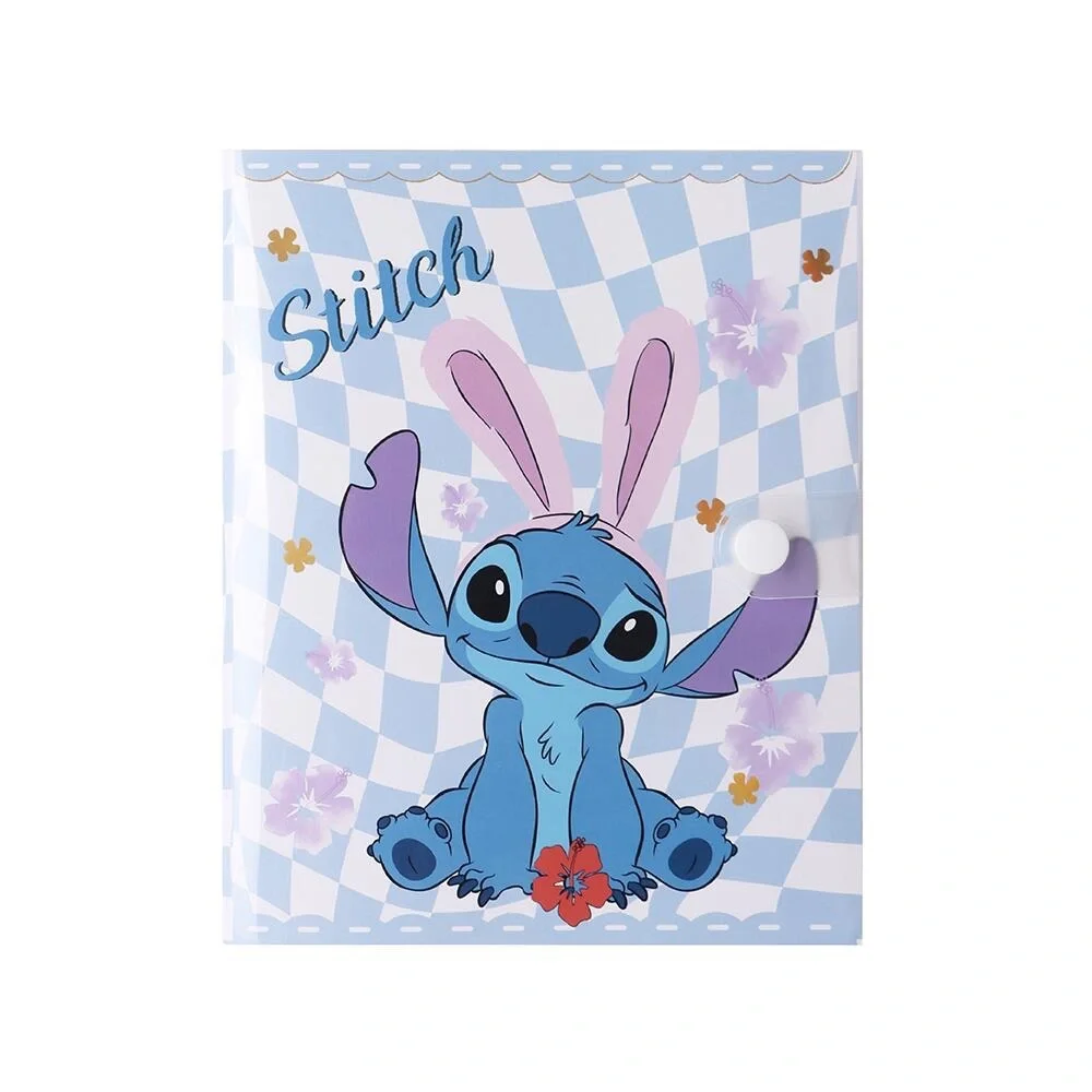 New Disney's Lilo & Stitch Miniso Notebook with Cover Stitch Pink & Blue
